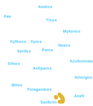 Îles Cyclades - Santorin